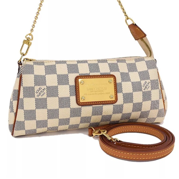 Louis Vuitton Eva✨crossbody chain strap clutch shoulder LV pochette liv bag - Picture 1 of 17